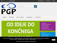 Tablet Screenshot of pgp.si